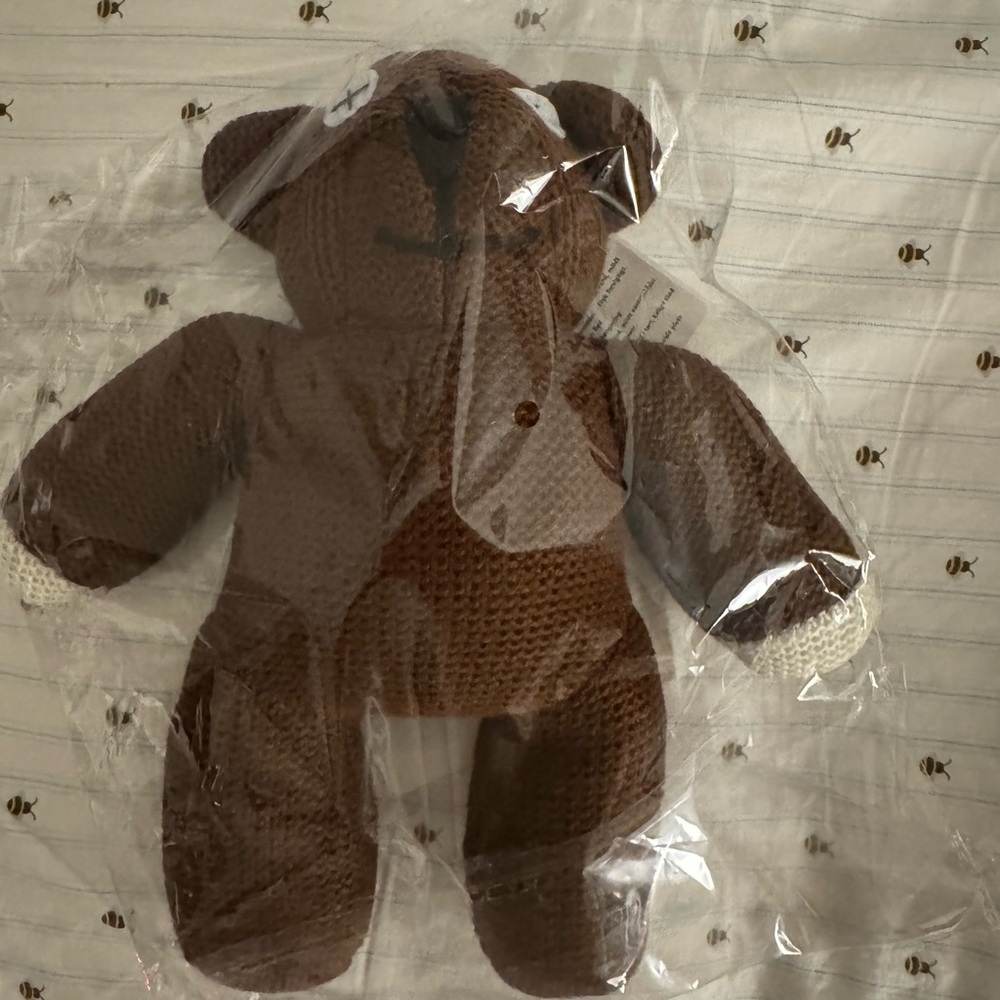 Mr. Bean’s Knitted Teddy Bear Toy